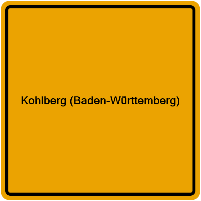 Einwohnermeldeamt24 Kohlberg (Baden-Württemberg)